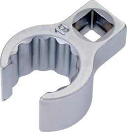 HAZET Ringschlüssel ∙ offen 848Z-19 ∙ 3/8 Zoll (10 mm) Vierkant hohl ∙ Außen Doppelsechskant Profil ∙ SW 19 mm ∙ Innenvierkant 10 = <sup>3</sup>⁄<sub>8</sub>″ Produktbild