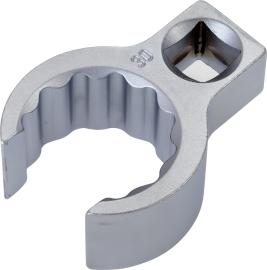 HAZET Ringschlüssel ∙ offen 848Z-30 ∙ 1/2 Zoll (12,5 mm) Vierkant hohl ∙ Außen Doppelsechskant Profil ∙ SW 30 mm ∙ Innenvierkant 12,5 = <sup>1</sup>⁄<sub>2</sub>″ Produktbild