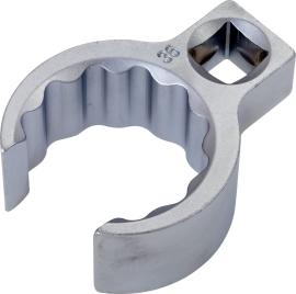 HAZET Ringschlüssel ∙ offen 848Z-36 ∙ 1/2 Zoll (12,5 mm) Vierkant hohl ∙ Außen Doppelsechskant Profil ∙ SW 36 mm ∙ Innenvierkant 12,5 = <sup>1</sup>⁄<sub>2</sub>″ Produktbild