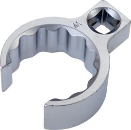 HAZET Ringschlüssel ∙ offen 848Z-41 ∙ 1/2 Zoll (12,5 mm) Vierkant hohl ∙ Außen Doppelsechskant Profil ∙ SW 41 mm ∙ Innenvierkant 12,5 = <sup>1</sup>⁄<sub>2</sub>″ Produktbild