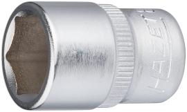 HAZET Steckschlüsseleinsatz 850-12 ∙ 1/4 Zoll (6,3 mm) Vierkant hohl ∙ Außen Sechskant-Tractionsprofil ∙ SW 12 mm Produktbild
