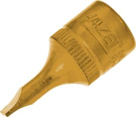 HAZET Schraubendreher-Steckschlüsseleinsatz 8503-0.8X4 ∙ 1/4 Zoll (6,3 mm) Vierkant hohl ∙ Schlitz Profil ∙ SW 0,8 x 4 mm Produktbild