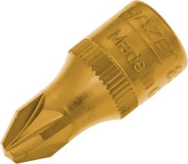 HAZET Schraubendreher-Steckschlüsseleinsatz 8507-PZ3 ∙ 1/4 Zoll (6,3 mm) Vierkant hohl ∙ Pozidriv Profil PZ ∙ SW PZ3 Produktbild