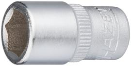 HAZET Steckschlüsseleinsatz 850-9 ∙ 1/4 Zoll (6,3 mm) Vierkant hohl ∙ Außen Sechskant-Tractionsprofil ∙ SW 9 mm Produktbild