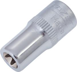 HAZET Steckschlüsseleinsatz 850-E7 ∙ 1/4 Zoll (6,3 mm) Vierkant hohl ∙ Außen TORX® Profil ∙ SW E7 Produktbild