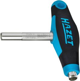 HAZET Doppel Bithalter mit T-Griff 866BH-4 ∙ 1/4 Zoll (6,3 mm) Sechskant hohl ∙ 97 mm Produktbild
