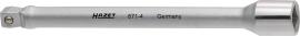 HAZET Verlängerung ∙ schwenkbar 871-4 ∙ 1/4 Zoll (6,3 mm) Vierkant hohl ∙ 1/4 Zoll (6,3 mm) Vierkant massiv ∙ Länge: 101,5 mm Produktbild