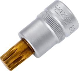 HAZET Schraubendreher-Steckschlüsseleinsatz 8808-10 ∙ 3/8 Zoll (10 mm) Vierkant hohl ∙ Innen Vielzahn Profil XZN ∙ SW M10 Produktbild
