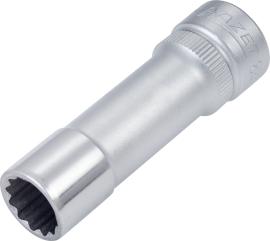 HAZET Steckschlüsseleinsatz 880TZ-10 ∙ 3/8 Zoll (10 mm) Vierkant hohl ∙ Außen Doppelsechskant-Tractionsprofil ∙ SW 10 mm Produktbild