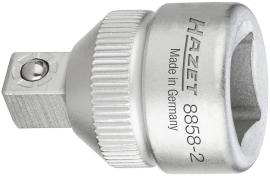 Reduzierstück 8858-2 ∙ 3/8 Zoll (10 mm) Vierkant hohl ∙ 1/4 Zoll (6,3 mm) Vierkant massiv ∙ Länge: 26 mm Produktbild