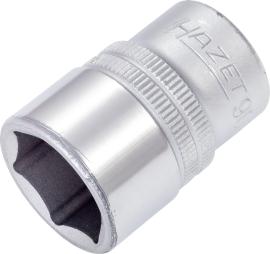 HAZET Steckschlüsseleinsatz 900-19 ∙ 1/2 Zoll (12,5 mm) Vierkant hohl ∙ Außen Sechskant-Tractionsprofil ∙ SW 19 mm Produktbild