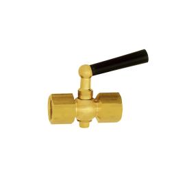RIEGLER Manometer-Absperrhahn, Muffe - Muffe, aus Edelstahl 1.4571, G 1/2 Produktbild