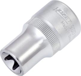 HAZET Steckschlüsseleinsatz 900-E14 ∙ 1/2 Zoll (12,5 mm) Vierkant hohl ∙ Außen TORX® Profil ∙ SW E14 Produktbild