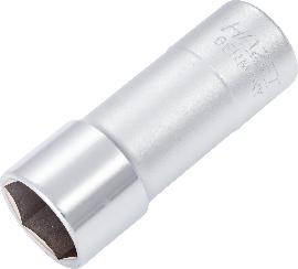 HAZET Zündkerzen Steckschlüsseleinsatz 900KF ∙ 1/2 Zoll (12,5 mm) Vierkant hohl ∙ Außen Sechskant Profil ∙ SW 20,8 mm ∙ <sup>13</sup>⁄<sub>16</sub>″ Produktbild
