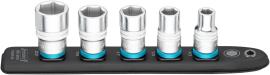 HAZET SmartRail ∙ Flexible Kunststoff-Steckleiste 900-SR/5 ∙ 1/2 Zoll (12,5 mm) Vierkant hohl ∙ 5-teilig ∙ 10 ∙ 13 ∙ 17 ∙ 19 ∙ 22 Produktbild
