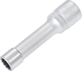 HAZET Steckschlüsseleinsatz 900TZ-11 ∙ 1/2 Zoll (12,5 mm) Vierkant hohl ∙ Außen Doppelsechskant-Tractionsprofil ∙ SW 11 mm Produktbild