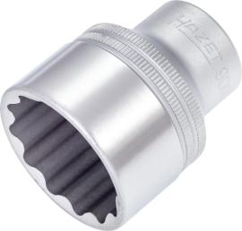 HAZET Steckschlüsseleinsatz 900Z-32 ∙ 1/2 Zoll (12,5 mm) Vierkant hohl ∙ Außen Doppelsechskant-Tractionsprofil ∙ SW 32 mm Produktbild