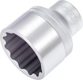 HAZET Steckschlüsseleinsatz 900Z-34 ∙ 1/2 Zoll (12,5 mm) Vierkant hohl ∙ Außen Doppelsechskant-Tractionsprofil ∙ SW 34 mm Produktbild