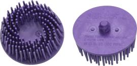 HAZET Ersatz Borstenschleifer Satz ∙ lila ∙ 2-teilig∙ Roloc® Schnellwechselsystem ∙ ⌀ 50&nbsp;mm 9033-11-036/2 Produktbild