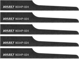 HAZET Stichsägeblätter ∙ 24 Zähne ∙ 5x 9034P-024/5 ∙ Länge: 93 mm Produktbild