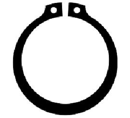 A 15-411 Sich.-Ring, DIN 471, X39CrMo17.1(1.4122) Produktbild