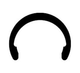 H 12 Halbmondring Produktbild