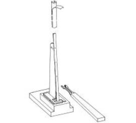 MWH 8 Ringspender, für Halbmondringe Produktbild