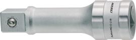 HAZET Verlängerung 917-3 ∙ 1/2 Zoll (12,5 mm) Vierkant hohl ∙ 1/2 Zoll (12,5 mm) Vierkant massiv ∙ Länge: 76 mm Produktbild