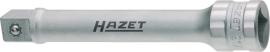HAZET Verlängerung 917-5 ∙ 1/2 Zoll (12,5 mm) Vierkant hohl ∙ 1/2 Zoll (12,5 mm) Vierkant massiv ∙ Länge: 123 mm Produktbild
