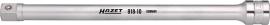 HAZET Verlängerung 918-10 ∙ 1/2 Zoll (12,5 mm) Vierkant hohl ∙ 1/2 Zoll (12,5 mm) Vierkant massiv ∙ Länge: 248 mm Produktbild