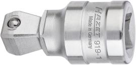 HAZET Verlängerung ∙ schwenkbar 919-1 ∙ 1/2 Zoll (12,5 mm) Vierkant hohl ∙ 1/2 Zoll (12,5 mm) Vierkant massiv ∙ Länge: 46 mm Produktbild