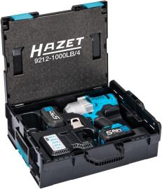 HAZET HAZET Akku Schlagschrauber 9212-1000LB/4 ∙ Lösemoment maximal [Nm]: 1400 Nm ∙ 1/2 Zoll (12,5 mm) Vierkant massiv ∙ 4-teilig Produktbild