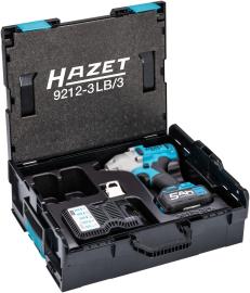 HAZET HAZET Akku Schlagschrauber 9212-3LB/3 ∙ Lösemoment maximal [Nm]: 700 Nm ∙ 1/2 Zoll (12,5 mm) Vierkant massiv ∙ 3-teilig Produktbild