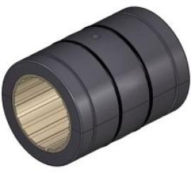 TJUM-03-50 Lineargleitlager, DryLin-R, 50X74,7X99,8 Produktbild