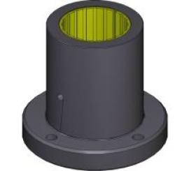 FJUM-01-50 Flanschlager, rund, DryLin-R, Aluminium Produktbild