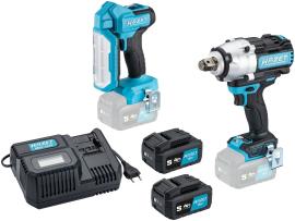 3/4″ Akku-Schlagschrauber Satz ∙ Akku-Arbeitslicht ∙ 18 Volt 9500P-3/3 ∙ 3-teilig Produktbild