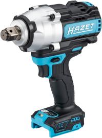 HAZET Akku-Schlagschrauber 9513-2100 ∙ Lösemoment maximal [Nm]: 2100 Nm ∙ 3/4 Zoll (20 mm) Vierkant massiv ∙ L x B x H: 209 mm x 98 mm x 243 mm Produktbild