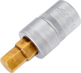 HAZET Schraubendreher-Steckschlüsseleinsatz 986-12 ∙ 1/2 Zoll (12,5 mm) Vierkant hohl ∙ Innen Sechskant Profil ∙ SW 12 mm Produktbild