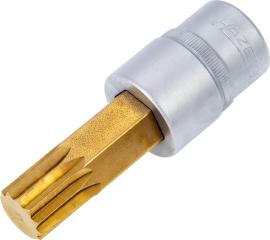 HAZET Schraubendreher-Steckschlüsseleinsatz 990-18 ∙ 1/2 Zoll (12,5 mm) Vierkant hohl ∙ Innen Vielzahn Profil XZN ∙ SW M18 Produktbild