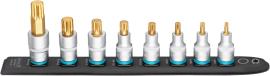 HAZET SmartRail ∙ Flexible Kunststoff-Steckleiste 990-SR/8 ∙ 1/2 Zoll (12,5 mm) Vierkant hohl ∙ Innen Vielzahn Profil XZN ∙ 8-teilig ∙ M5 ∙ M6 ∙ M8 ∙ M10 ∙ M12 ∙ M14 ∙ M16 ∙ M18 Produktbild