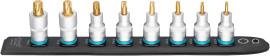 HAZET SmartRail ∙ Flexible Kunststoff-Steckleiste 992T-SR/8 ∙ 1/2 Zoll (12,5 mm) Vierkant hohl ∙ Innen TORX® Profil ∙ 8-teilig ∙ T20 ∙ T25 ∙ T30 ∙ T40 ∙ T45 ∙ T50 ∙ T55 ∙ T60 Produktbild