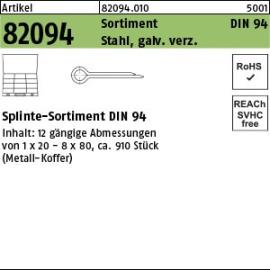 ART 82094 DIN 94 Sortiment Splinte St. galv. verzinkt VE=S Produktbild