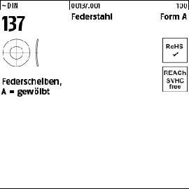 ~DIN 137 Federstahl Form A Federscheiben, gewölbt Produktbild
