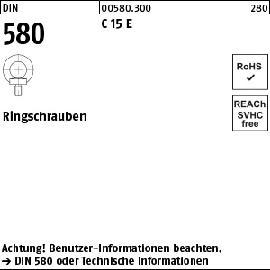 DIN 580 C 15 E Ringschrauben Produktbild