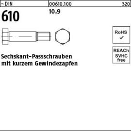 Reyher ~DIN 610 10.9 Sechskant-Passschrauben mit kurzem Gewindezapfen Produktbild