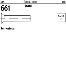 Reyher DIN 661 Stahl Senkniete Produktbild