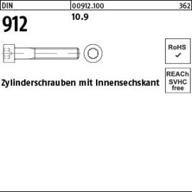 DIN 912 10.9 Zylinderschrauben mit Innensechskant Produktbild