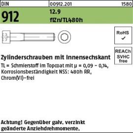 Reyher DIN 912 12.9 flZn/TL 480h Zylinderschrauben mit Innensechskant Produktbild