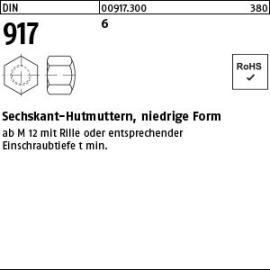 Reyher DIN 917 6 Sechskant-Hutmuttern, niedrige Form Produktbild