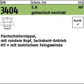 Reyher DIN 3404 5.8 M 8 x 1 SW 17 gal Zn, m. rundem Kopf gal Zn VE=S Produktbild